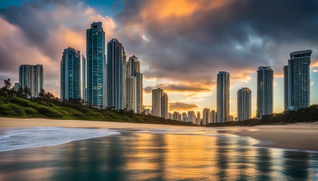 Gold Coast from Brisbane