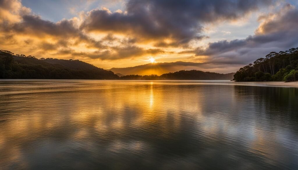 waterfront camping tallebudgera creek